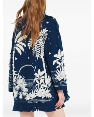 Alanui Postcard From Paradise Cardigan - Blue