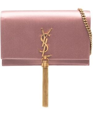 Saint Laurent Kate Clutch Bag - Pink
