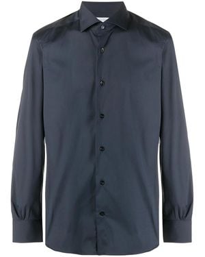 Mazzarelli Long-Sleeves Shirt - Blue