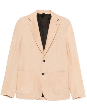 Tagliatore Davies Patch-Pocket Jacket - Natural