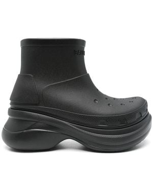Balenciaga X Crocs Ankle Boots - Black