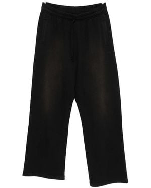 Arte' Drawstring Track Trousers - Black