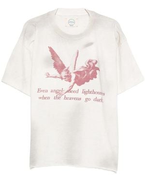 ERCOLE STUDIO Graphic-Print T-Shirt - White