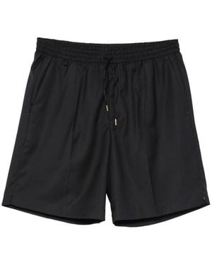 BRIGLIA Drawstring-Fastening Shorts - Black