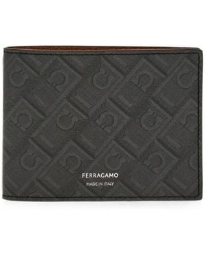 Ferragamo Monogram Wallet - Black