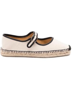 Castañer Off- Buckle-Fastening Shoes - White