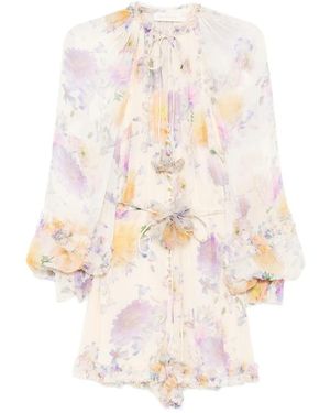 Zimmermann Luna Playsuit - White