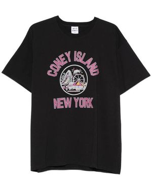 WILD DONKEY Graphic-Print T-Shirt - Black
