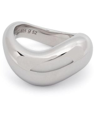 Tom Wood Twist Ring - White