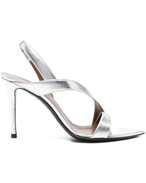 Giuseppe Zanotti Crossover Strap Slingback Shoes - White