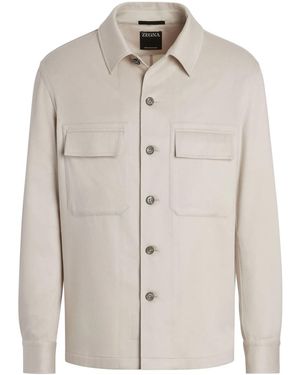 ZEGNA Alba Oasi Shirt Jacket - Grey