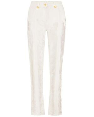 Elisabetta Franchi Slim-Fit Jeans - White