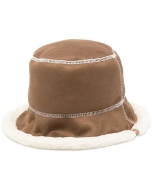 UGG Frankie Reversible Bucket Hat - Brown