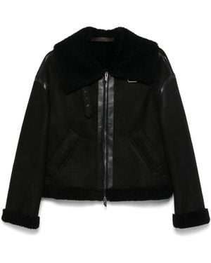 Salvatore Santoro Leather Jacket - Black