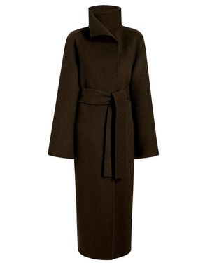 KHAITE Belted Coats - Brown