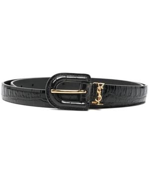 Saint Laurent Belts - Black