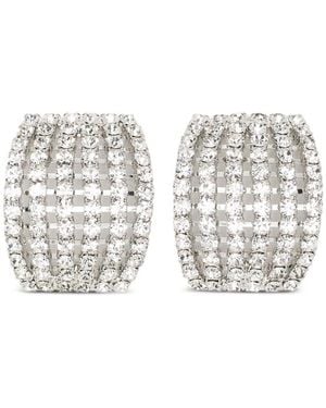Jennifer Behr Crystal-Embellished Earrings - White