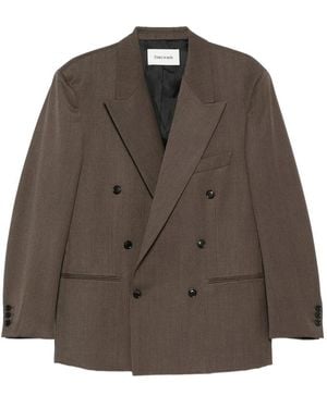 Tonywack Double-Breasted Blazer - Brown
