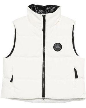 Canada Goose Cropped Padded Vest - White