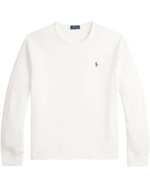 Ralph Lauren Embroidered Crew-Neck Sweatshirt - White