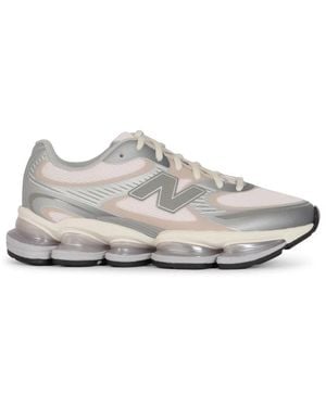 New Balance "Tier 1" Synthetic Mesh Lifestyle Trainers - White