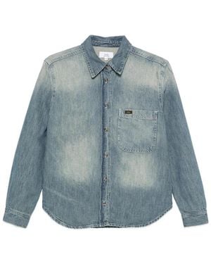 Lois Faded Denim Shirt - Blue
