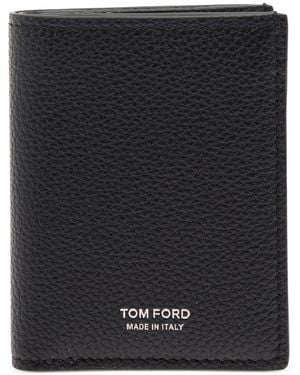 Tom Ford Calf Leather Cardholder - Black