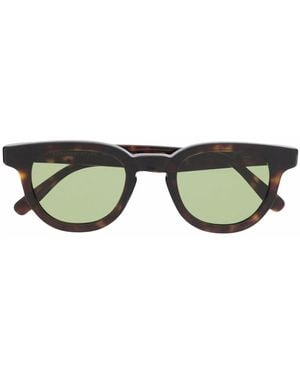 Retrosuperfuture Certo Round-Frame Sunglasses - Green