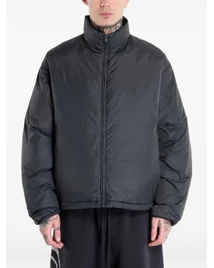 Fear Of God Outerwear With 3D Graphic Design - Grey