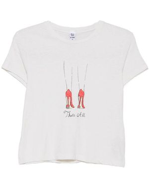 RE/DONE Graphic-Print T-Shirt - White