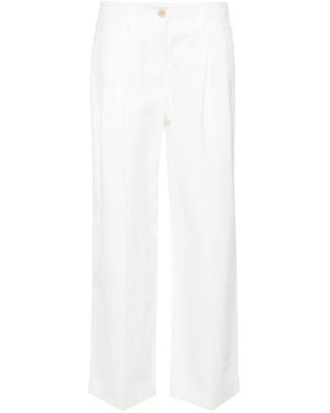TOTEME Straight-Leg Trousers - White