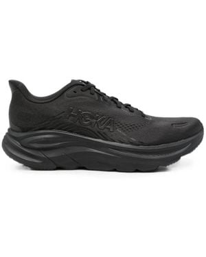 Hoka One One Clifton 11 Lace-Up Fastening Trainers - Black