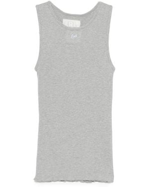ERL Ribbed Logo Tank Top - Grey