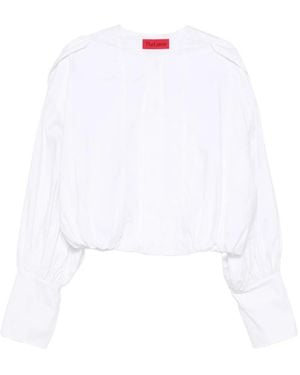 Thelatest Diana Long-Sleeve Blouse - White