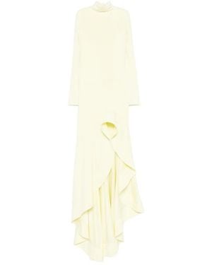 Stella McCartney Ruffled Asymmetric Dress - White