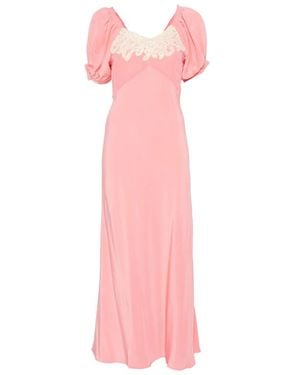 RIXO London Dress Ilaria Silk - Pink