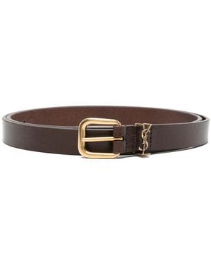 Saint Laurent Belts - Brown