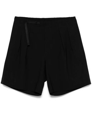 Seven Gauge Belted Shorts - Black
