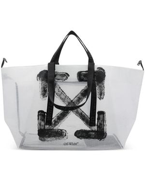 Off-White c/o Virgil Abloh Tote Bags - White