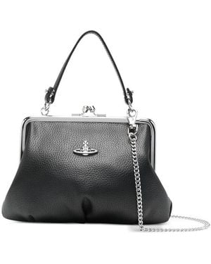 Vivienne Westwood Granny Frame Clutch Bag - Grey