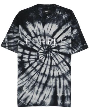 Purple Brand Tie Dye T-Shirt - Black