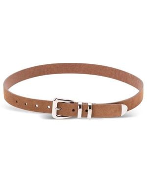 Brunello Cucinelli Suede Belt - Brown