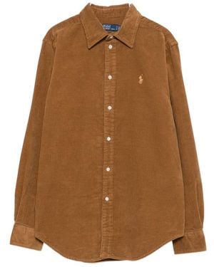 Ralph Lauren Pony Corduroy Shirt - Brown