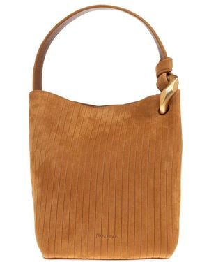 JW Anderson Corner Tote Bag - Brown