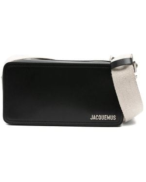Jacquemus Logo-Plaque Utility Shoulder Bag - Black