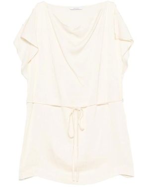 Bondi Born Waist-Tie Top - White
