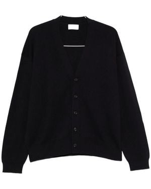 Diana Studio V-Neck Button-Up Cardigan - Black