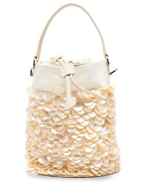 STAUD Mini Lila Bucket Bag - Natural