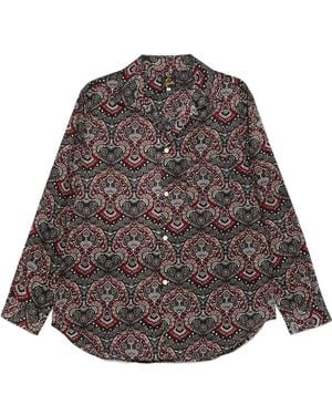Needles Bandana-Print Shirt - Grey
