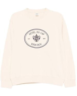Sporty & Rich Crest-Print Sweatshirt - White